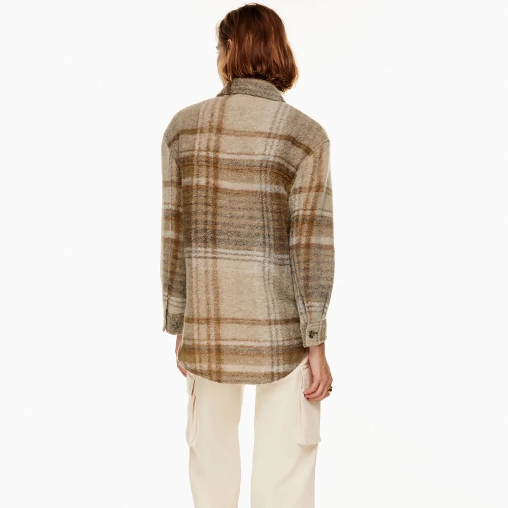 SOLD 〰️ LIKE NEW Aritzia Wilfred Free Ganna Shirt Jacket - Picture 4 of 13
